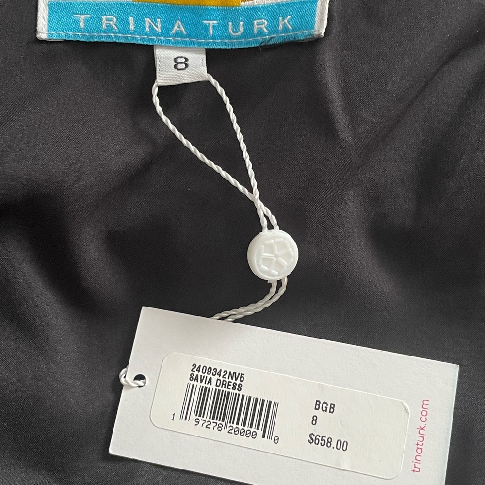 Trina Turk Limited Edition Savia Butterfly Sleeveless Shift Dress Size 8 - Picture 5 of 6